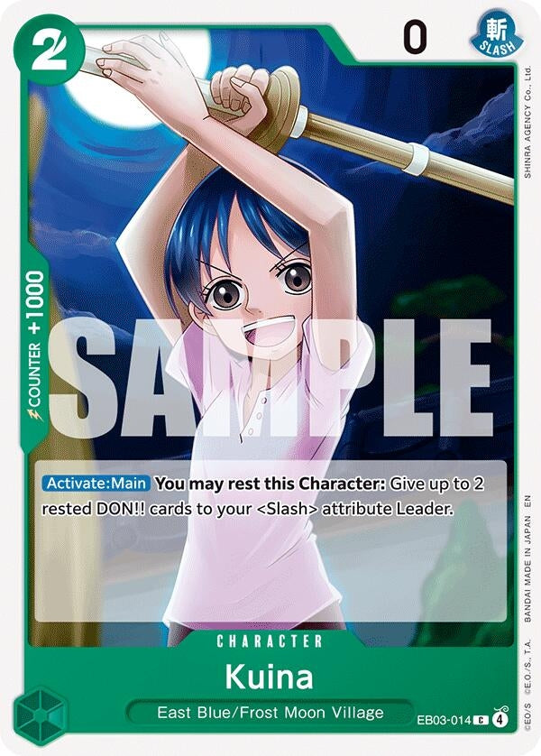 Image for Kuina (EB03-014) (EB-03-04) - One Piece Card Game