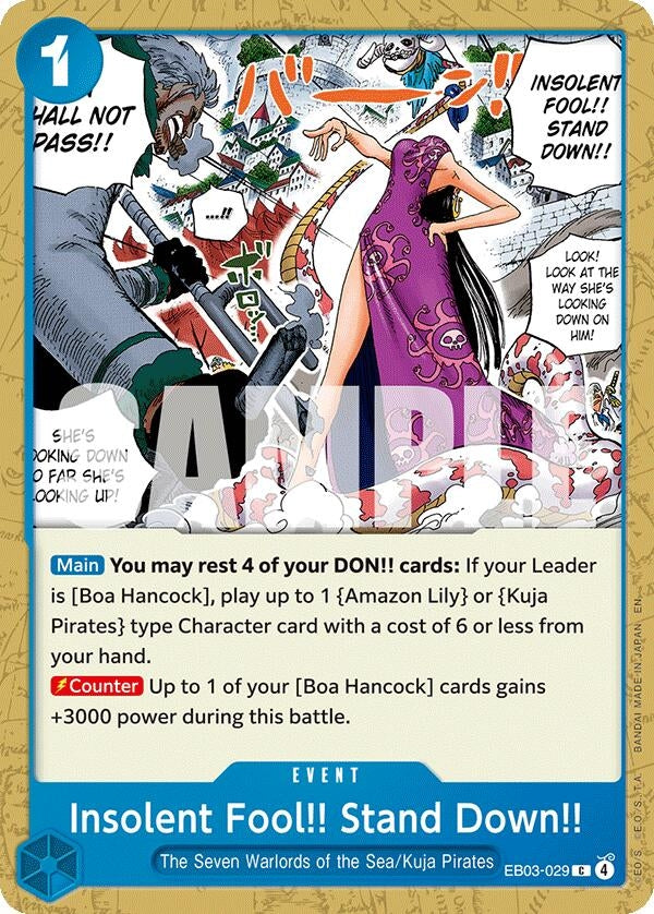 Insolent Fool!! Stand Down!! (EB03-029) (EB-03-04)