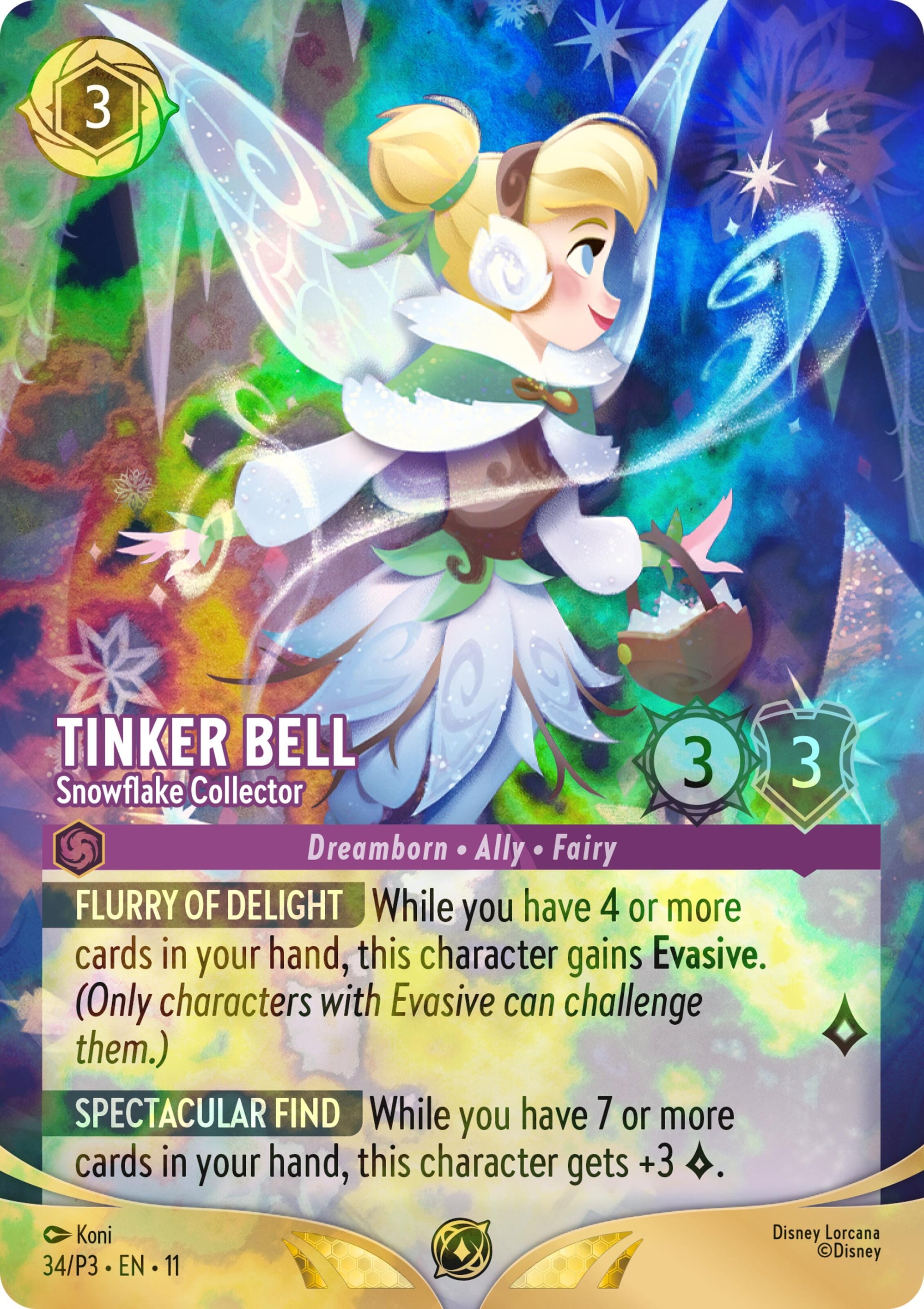 Tinker Bell - Snowflake Collector (Store Championship) (34) (DLPC)