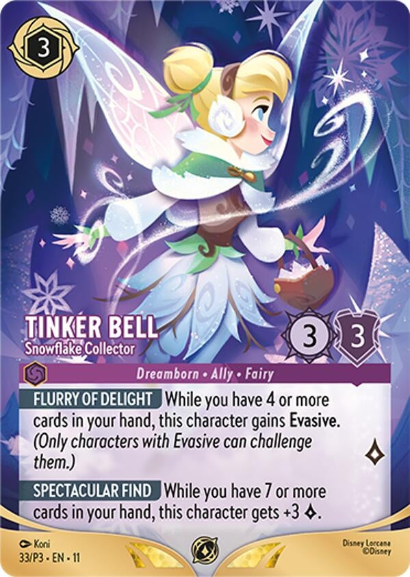 Tinker Bell - Snowflake Collector (Store Championship Participant) (33) (DLPC)