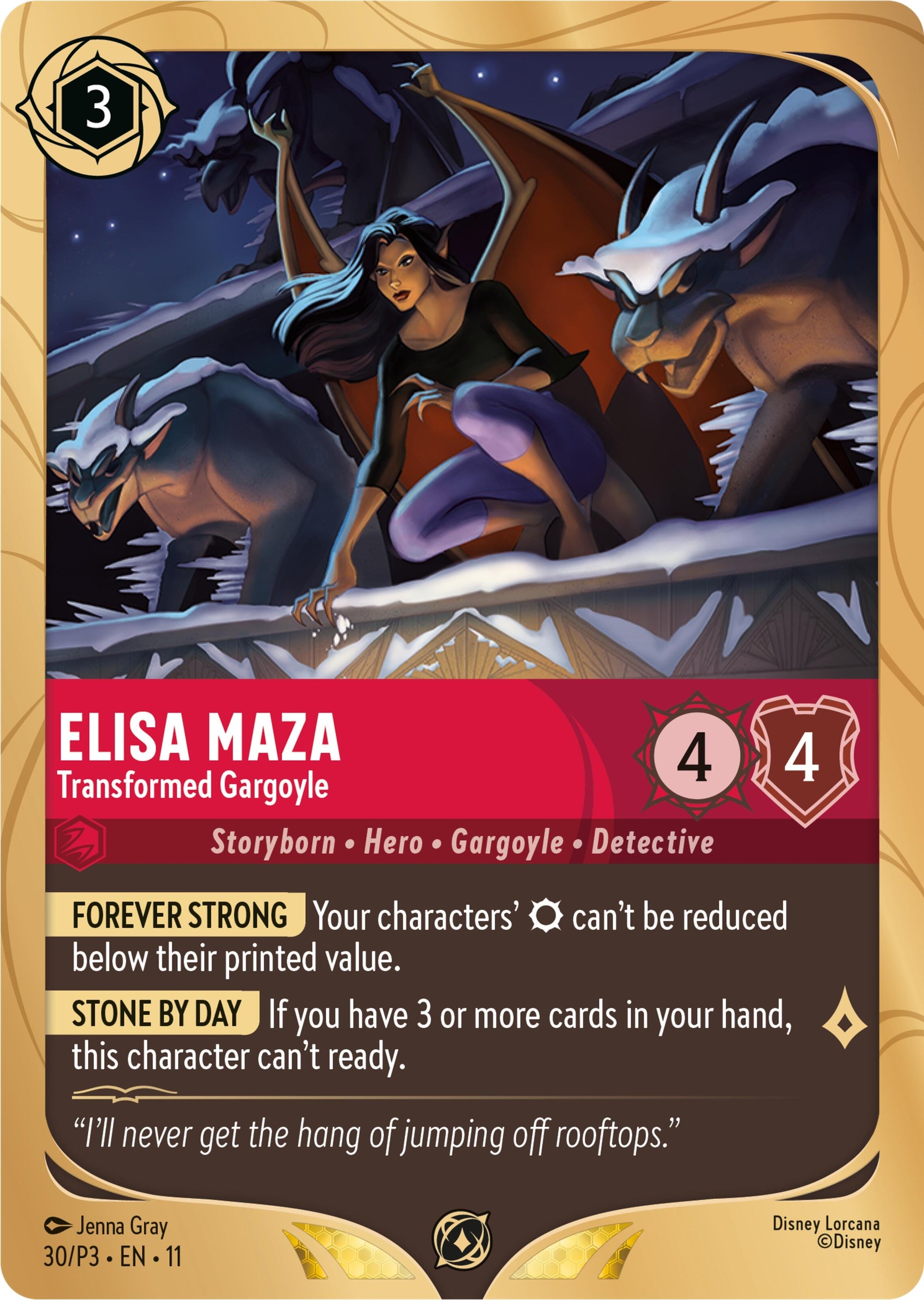 Elisa Maza - Transformed Gargoyle (30) (DLPC)