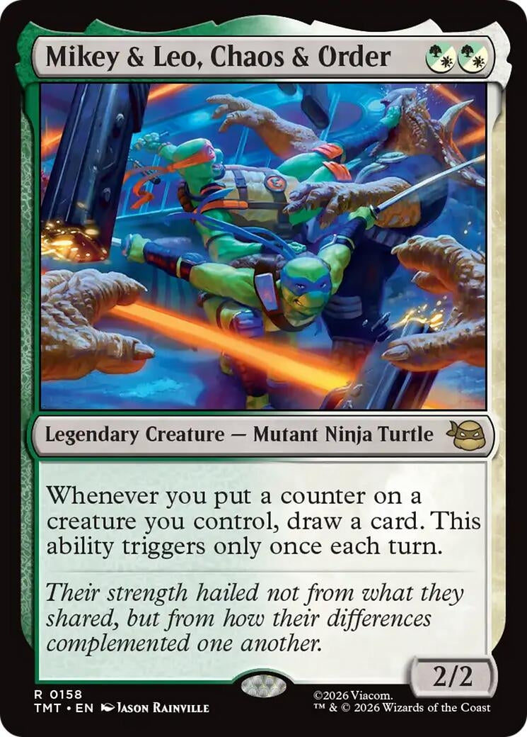 Mikey & Leo, Chaos & Order (158) (TMT)