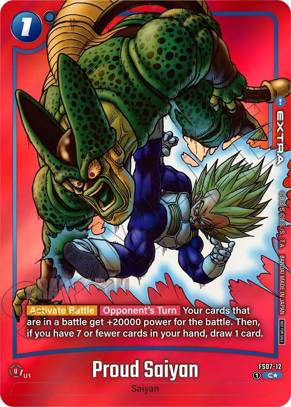 Proud Saiyan (Limited Pack MANGA Version 02) (FS07-12) (DBSFW_TPR)