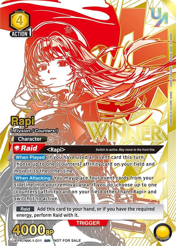 Rapi (011) (Winner) (UEPR/NIK-1-011) (UEPR)