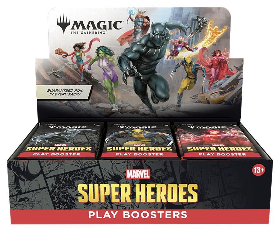 Marvel Super Heroes - Play Booster Display (Presale - Expected Release Date June 26th, 2026)