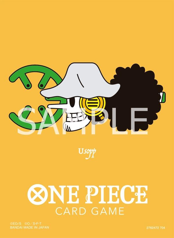 One Piece Card Game Official Sleeve - Usopp (Single Sleeve 1-Pack)