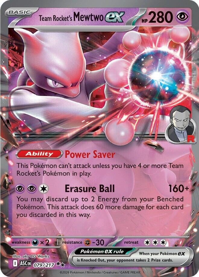 Team Rocket's Mewtwo ex (079/217) (ASC)
