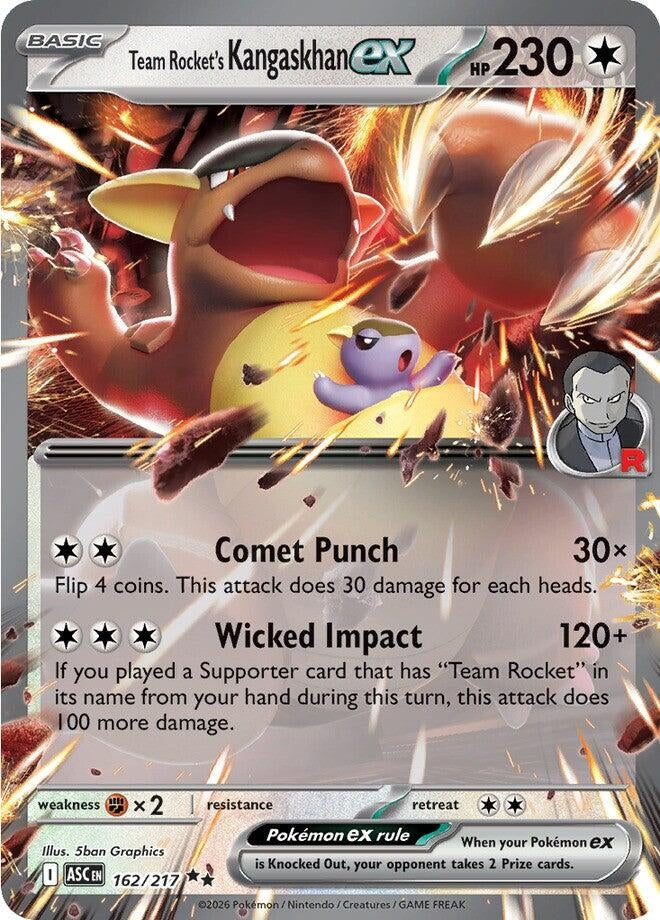 Team Rocket's Kangaskhan ex (162/217) (ASC)