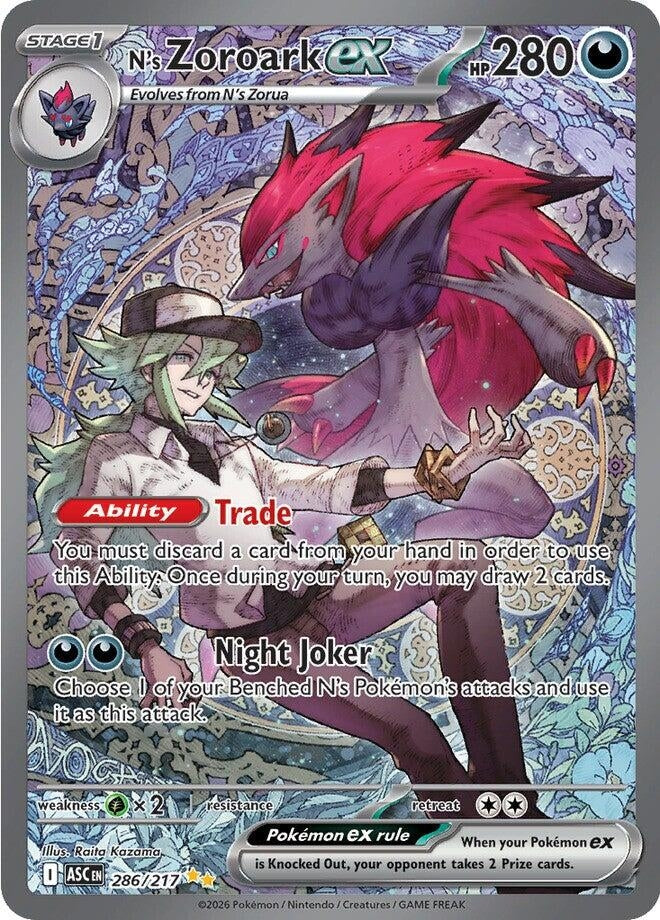 N's Zoroark ex (286/217) (ASC)