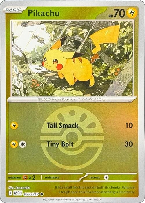 Pikachu (Friend Ball) (055/217) (ASC)