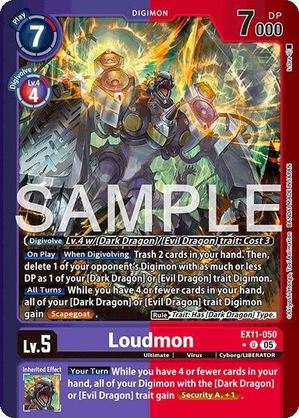 Loudmon (Limited Foil) (EX11-050 U) (EX-11)