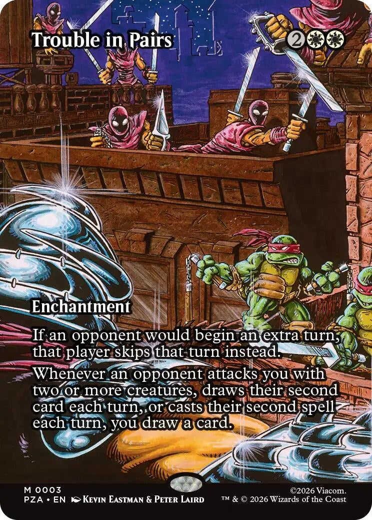 Sp Magic: The Gathering - Trouble in Pairs (Borderless) (3) (PZA)