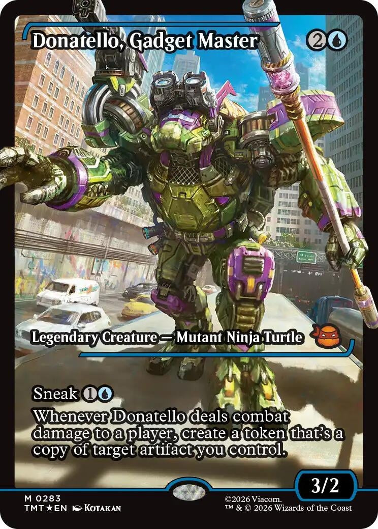 Donatello, Gadget Master (Showcase) (283) (TMT)