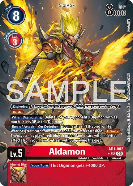Aldamon (Alternate Art) (AD1-002 SR) (AD-01)