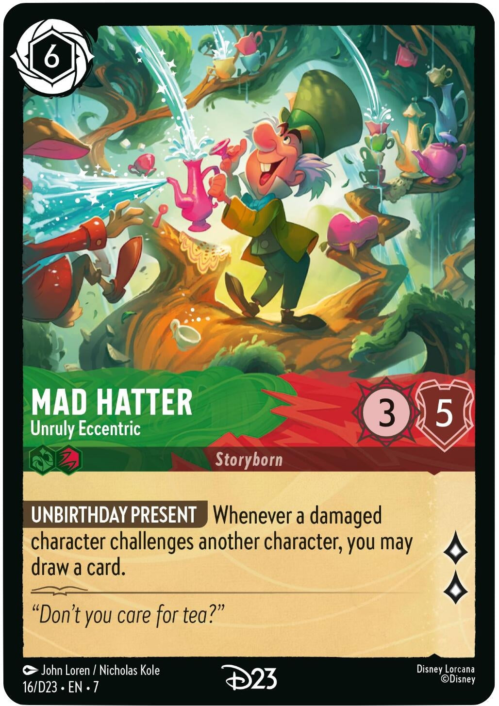 Mad Hatter - Unruly Eccentric (16) (D23)