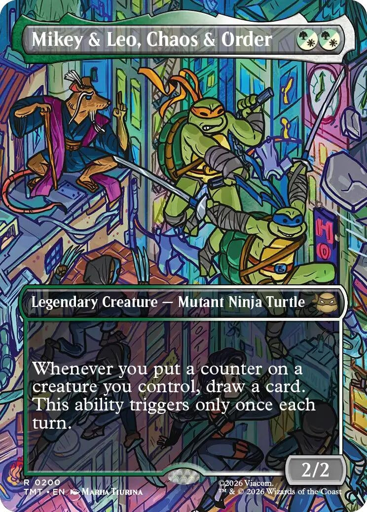 Mikey & Leo, Chaos & Order (Borderless) (200) (TMT)