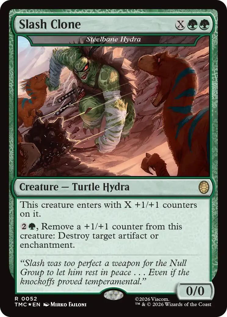 Slash Clone - Steelbane Hydra (Surge Foil) (52) (TMC)