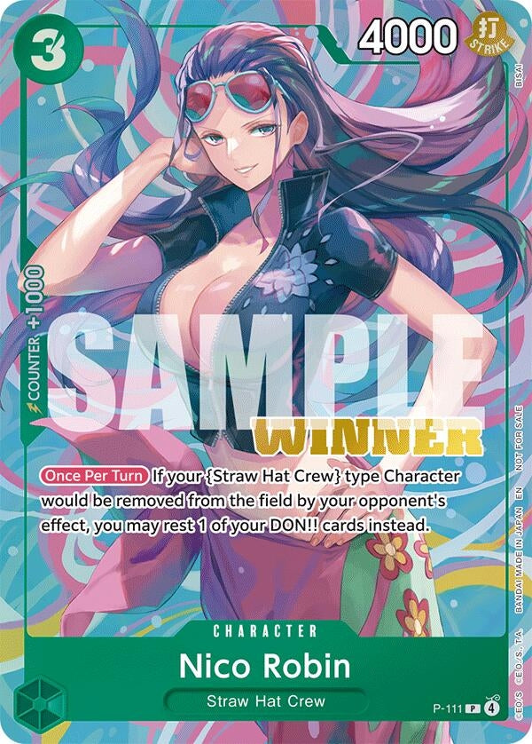 Nico Robin (Heroines Battle Winner Pack) (P-111) (OP-PR)
