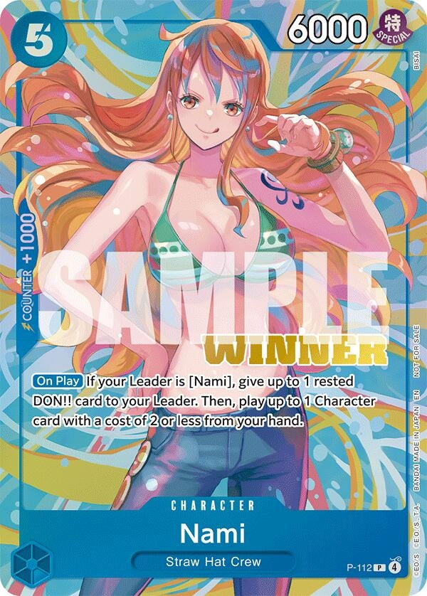 Nami (Heroines Battle Winner Pack) (P-112) (OP-PR)