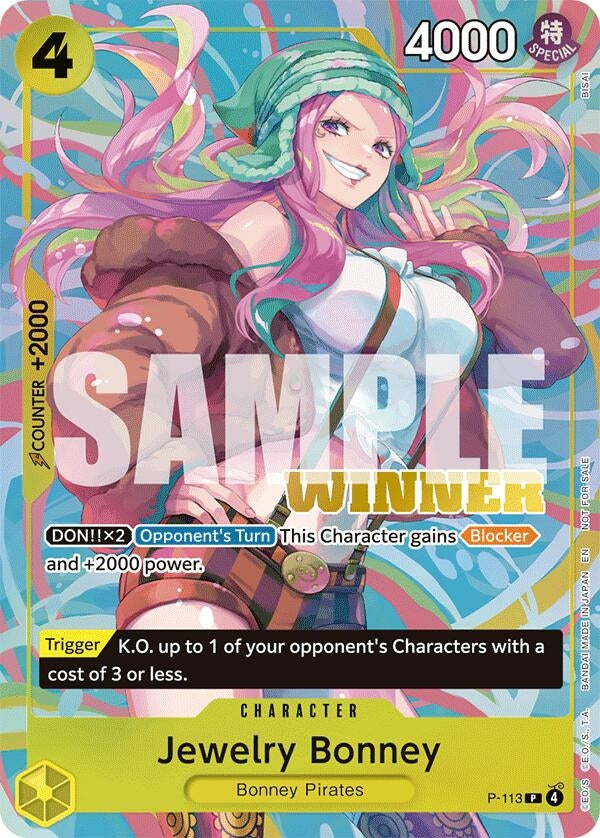 Jewelry Bonney (Heroines Battle Winner Pack) (P-113) (OP-PR)