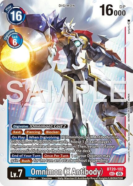 Omnimon (X Antibody) (Reprint) (BT20-102 SEC) (AD-01)