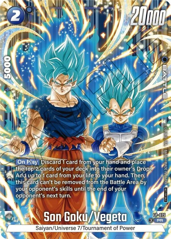 Son Goku/Vegeta (2nd Anniversary Pack) (FP-075) (DBSFW_PR)