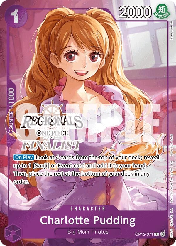 Charlotte Pudding (Regionals Finalist Card Set 26-27) (OP12-071) (OP-PR)
