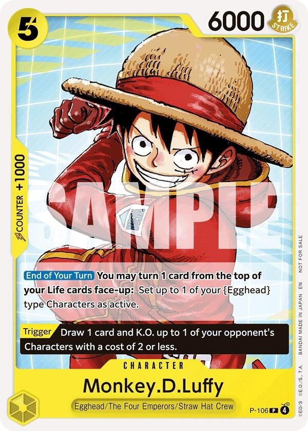 Monkey.D.Luffy (Tournament Pack 2026 Vol. 2) (P-106) (OP-PR)