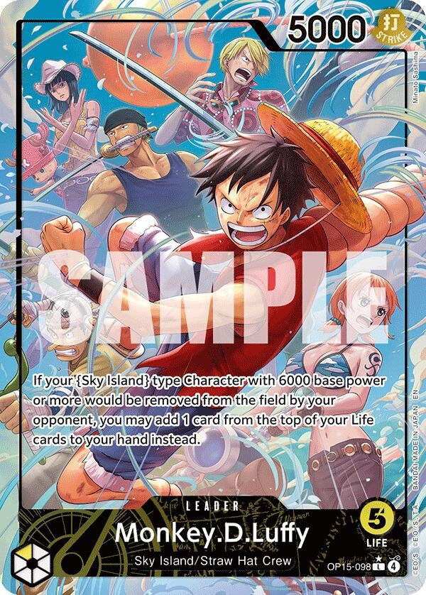 Monkey.D.Luffy (OP15-098) (Alternate Art) (OP15-098) (OP15-EB04)