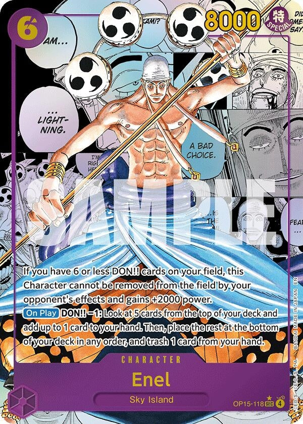 Image for Enel (OP15-118) (Manga) (OP15-118) (OP15-EB04) - One Piece Card Game