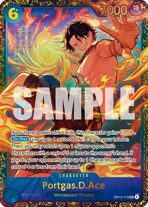 Portgas.D.Ace (119) (Treasure Cup 2026) (OP13-119) (OP-PR)