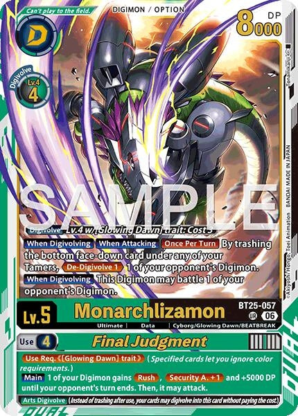 Monarchlizamon // Final Judgement (BT25-057 UR) (BT-25)