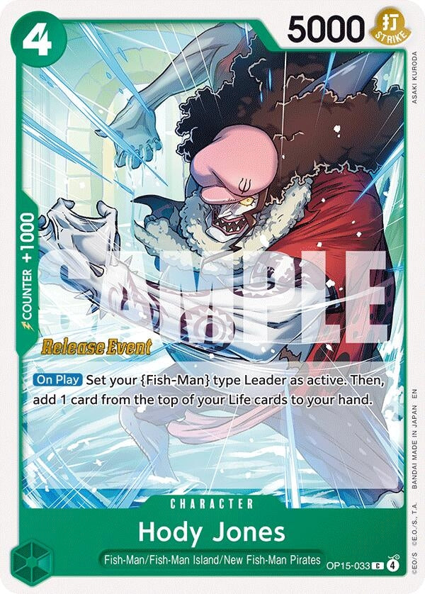 Hody Jones (OP15-033) (OP15 RE)