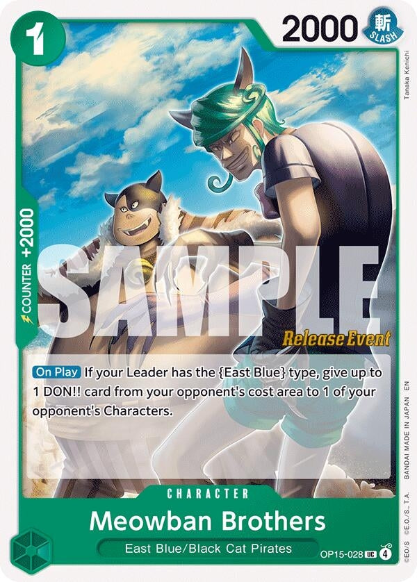 Meowban Brothers (OP15-028) (OP15 RE)