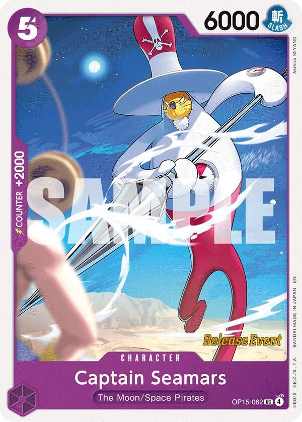 Captain Seamars (OP15-062) (OP15 RE)