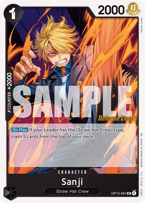 Sanji (OP15-081) (OP15-081) (OP15 RE)