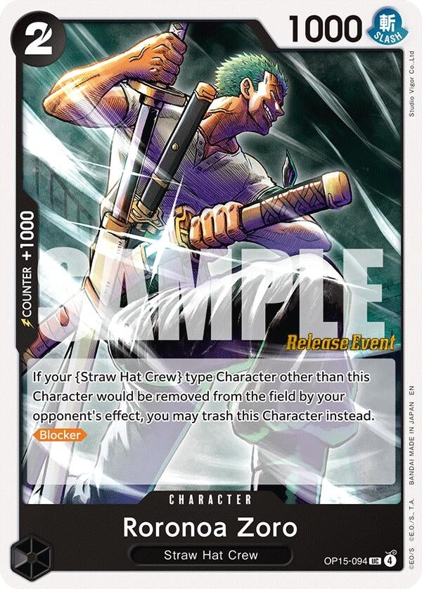 Roronoa Zoro (OP15-094) (OP15-094) (OP15 RE)