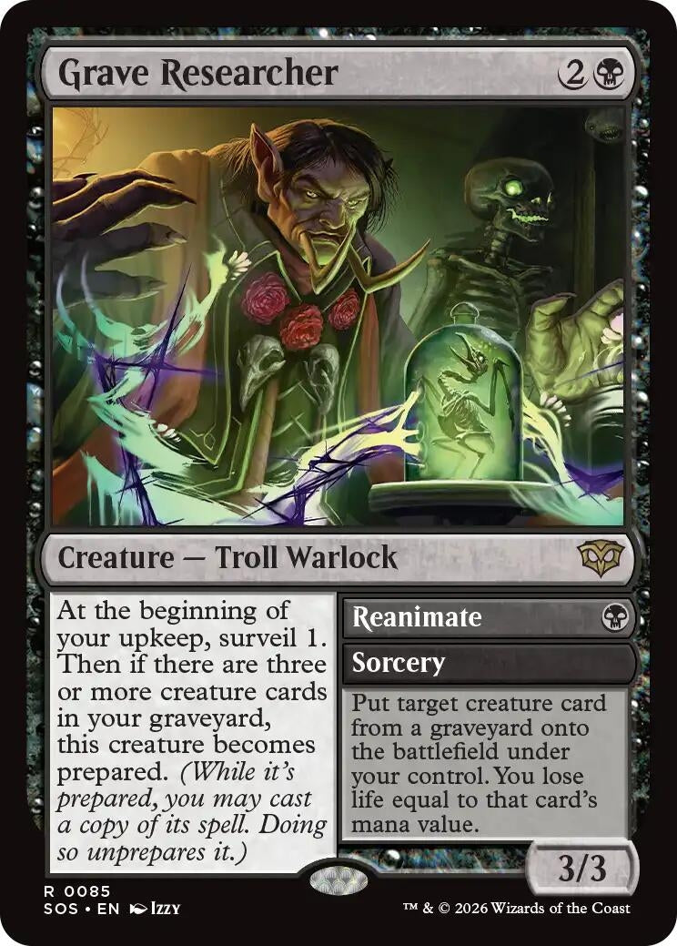 Grave Researcher (85) (SOS)