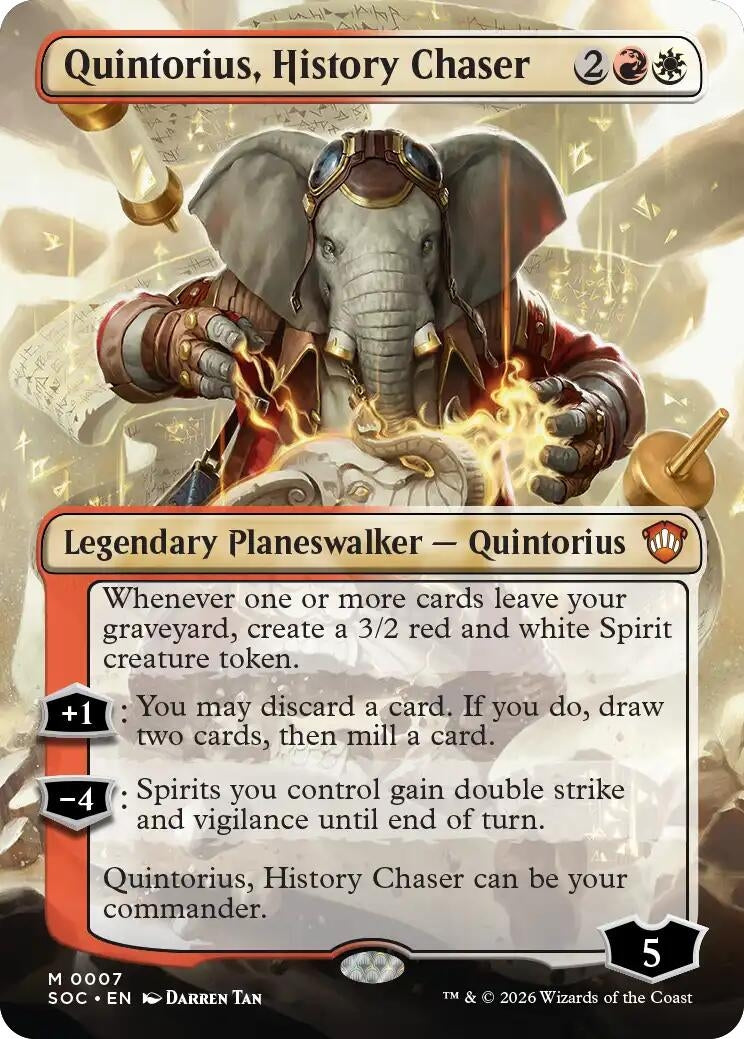 Quintorius, History Chaser (Borderless) (7) (SOC)