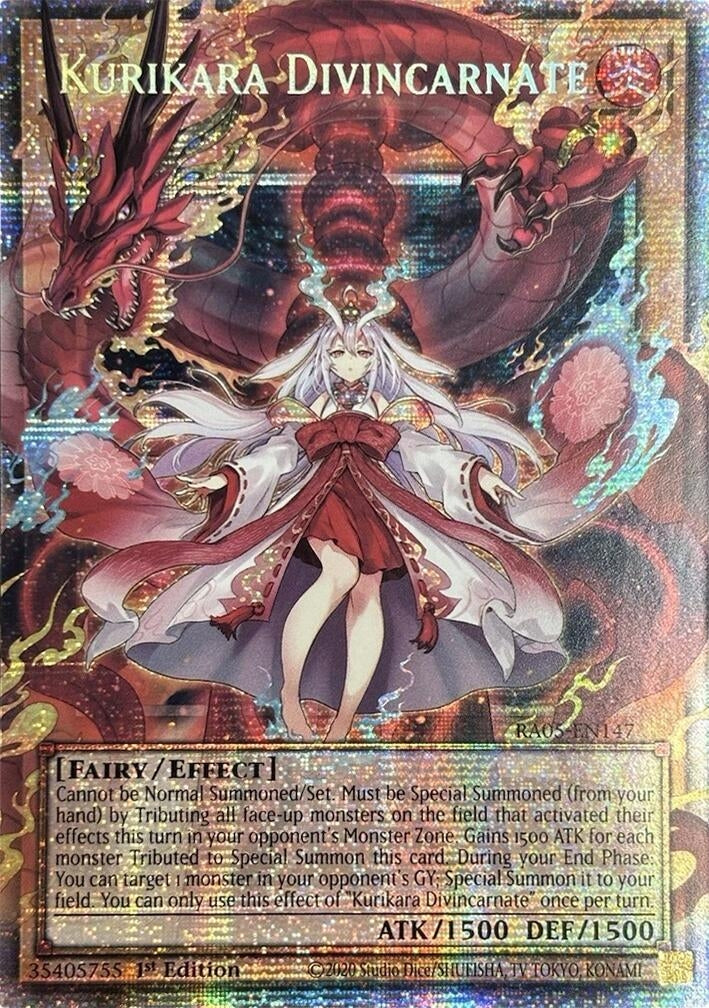 Kurikara Divincarnate (Starlight Rare) (RA05-EN147) (RA05)
