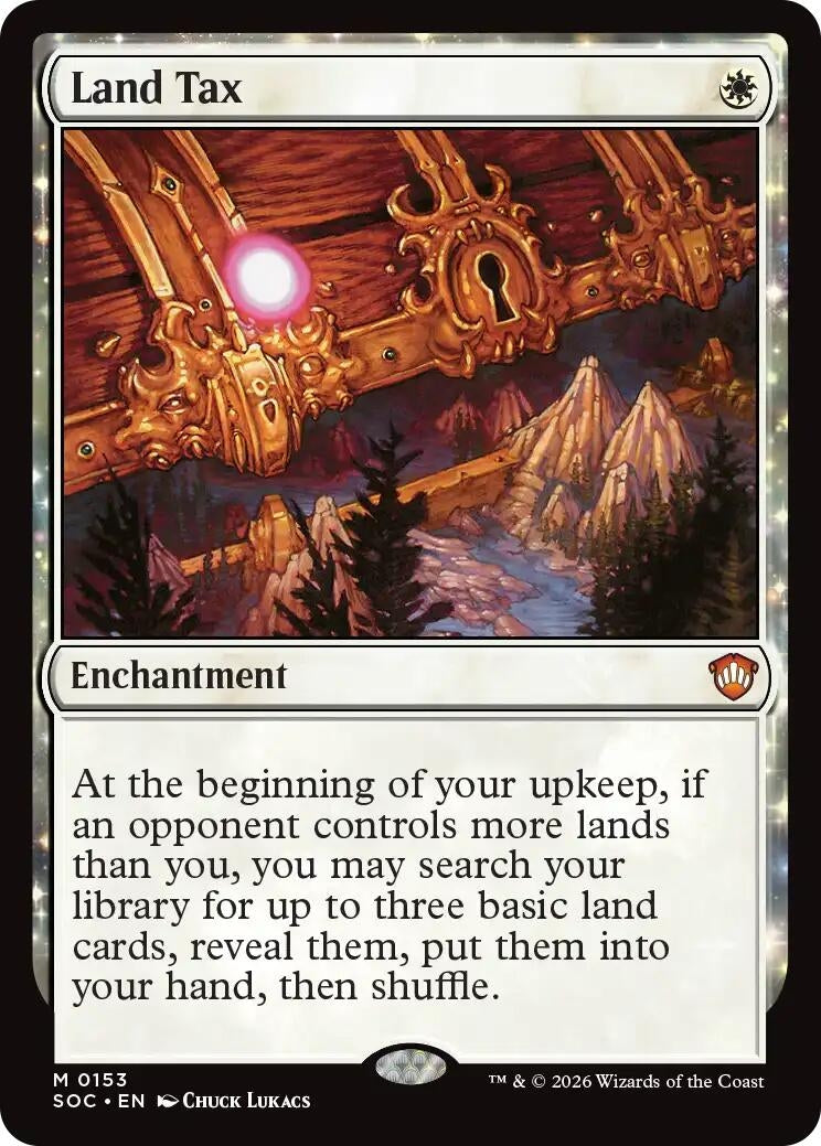 Sp Magic: The Gathering - Land Tax (153) (SOC)