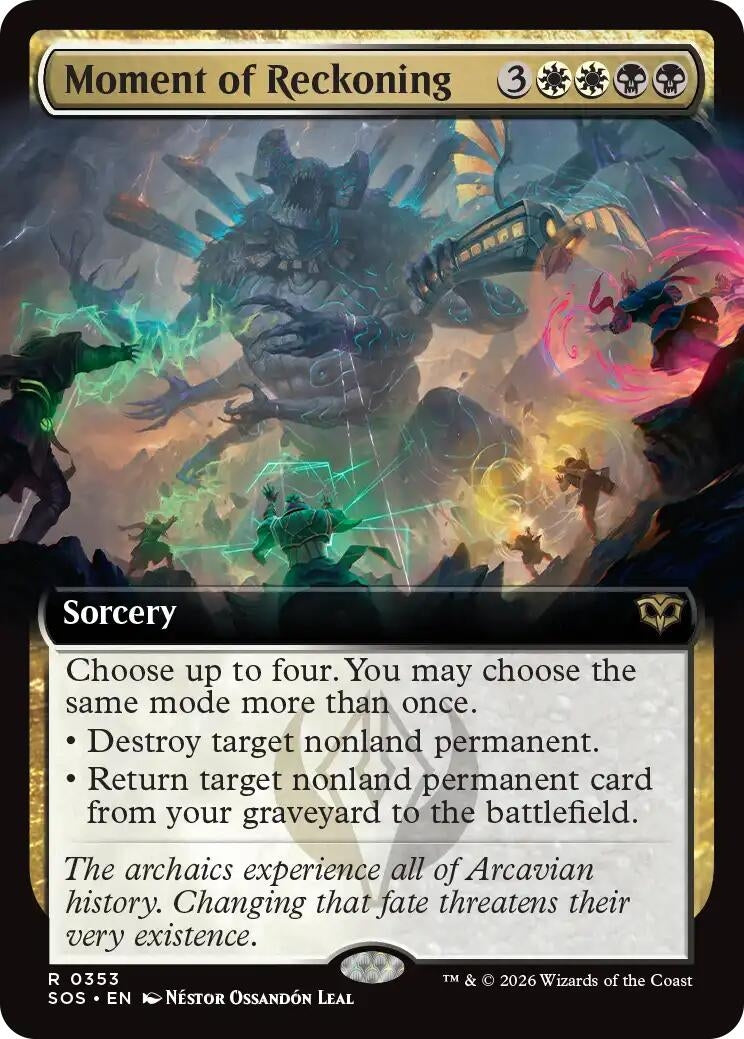 Moment of Reckoning (Extended Art) (353) (SOS)