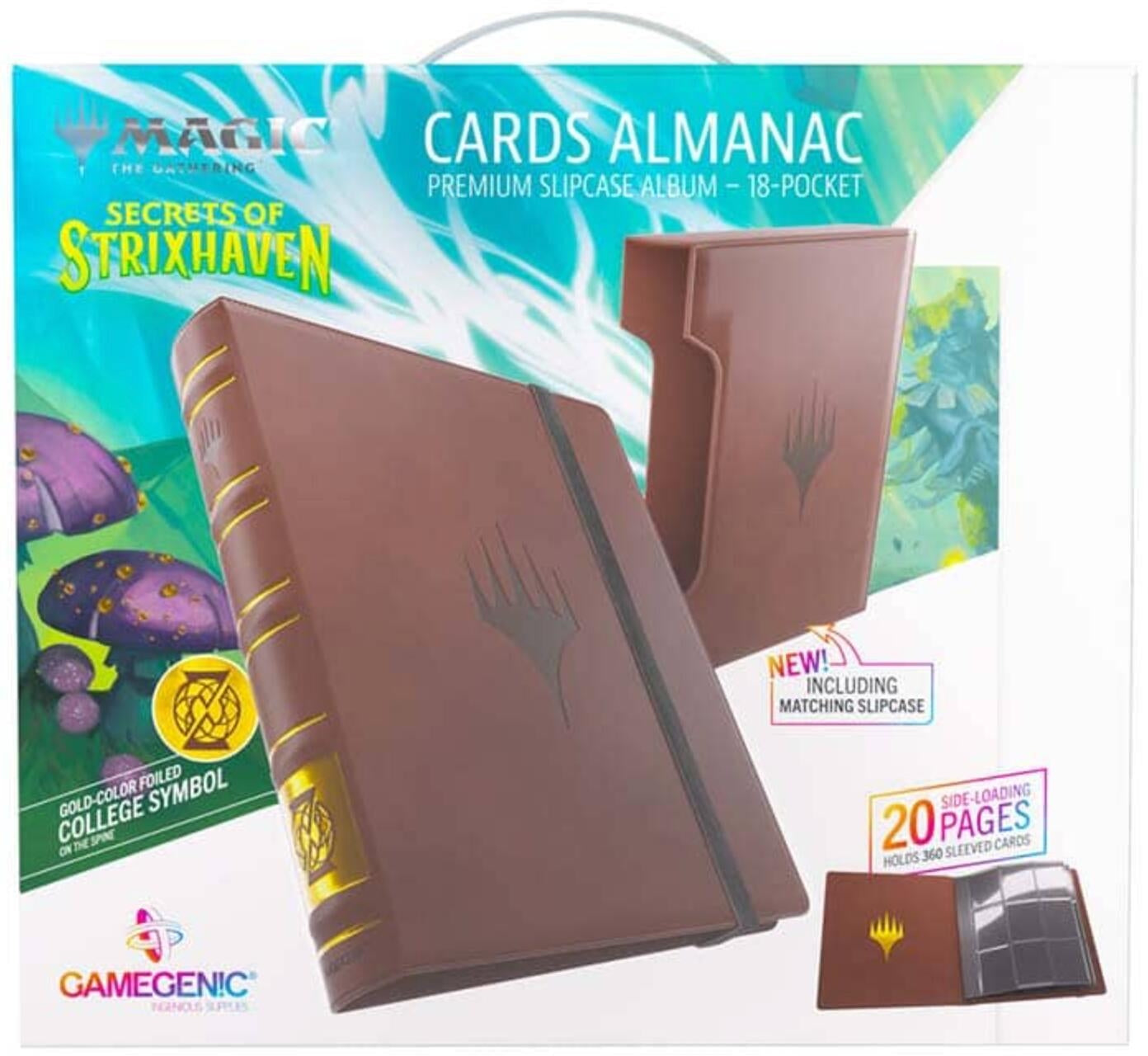 Magic: The Gathering Secrets of Strixhaven Cards Almanac 18-Pocket Slipcase Album - Quandrix