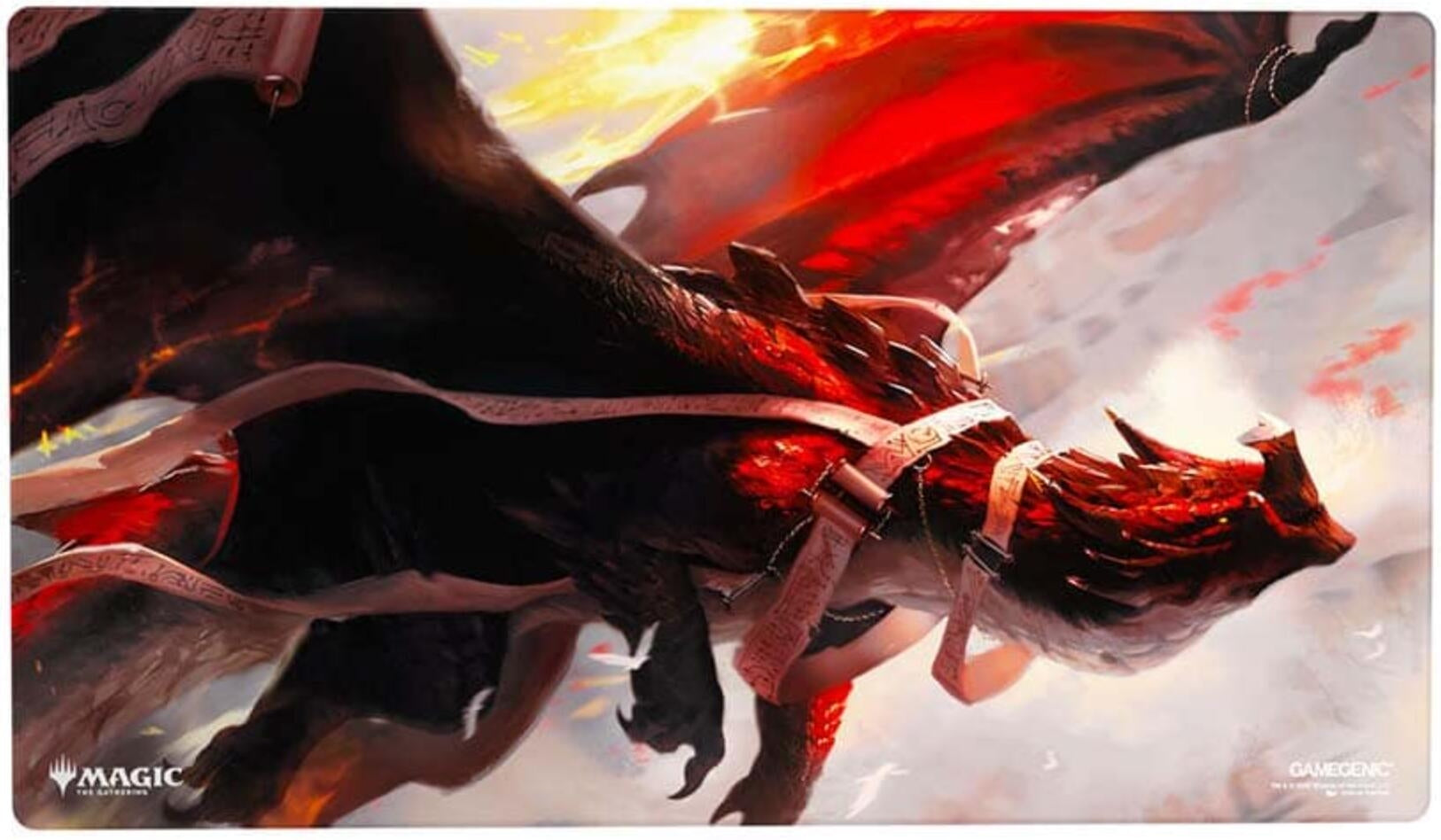 Magic: The Gathering Secrets of Strixhaven Shiny Playmat - Lorehold, The Historian