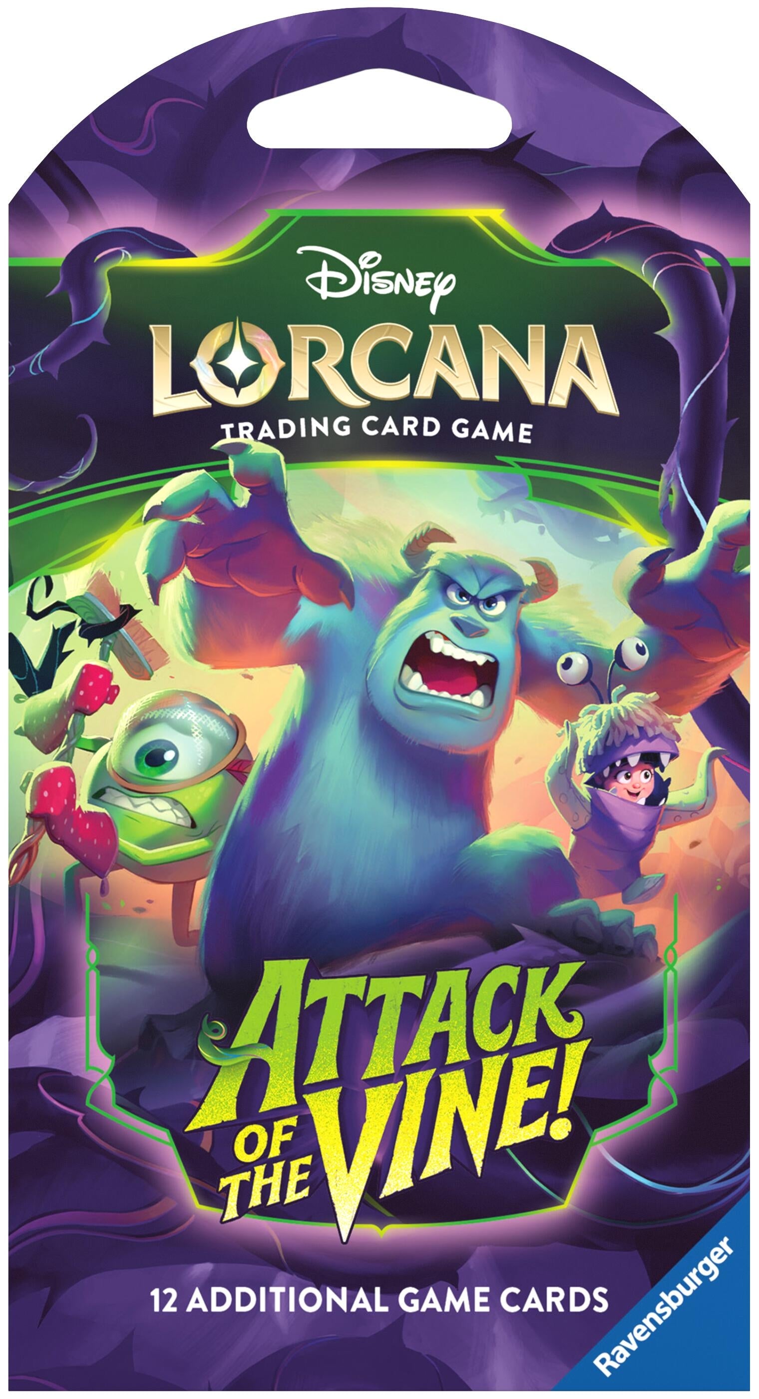 Disney Lorcana: Attack of the Vine! Sleeved Booster Pack - Presale