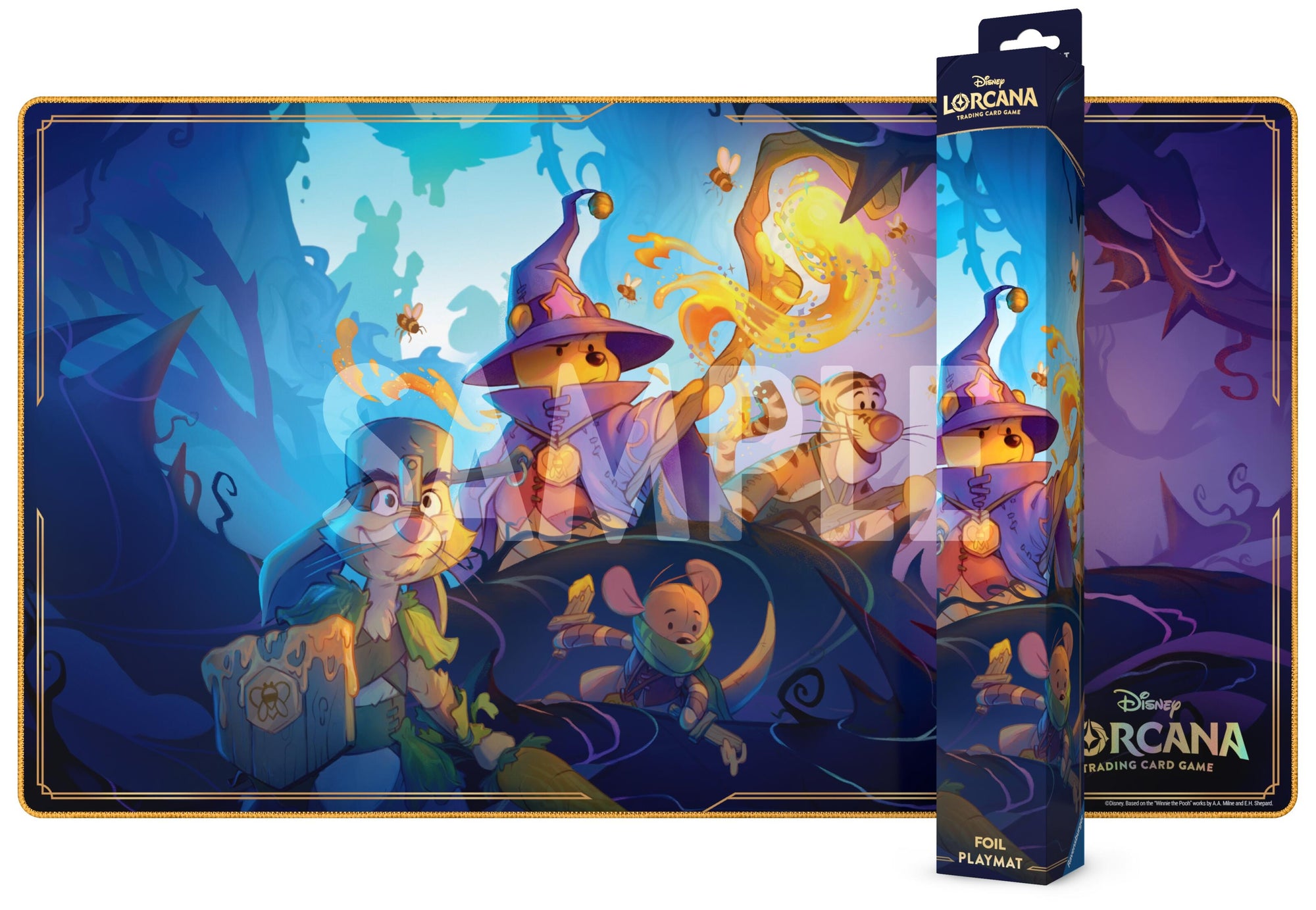 Disney Lorcana: Winnie the Pooh - With a Few Good Friends Foil Playmat