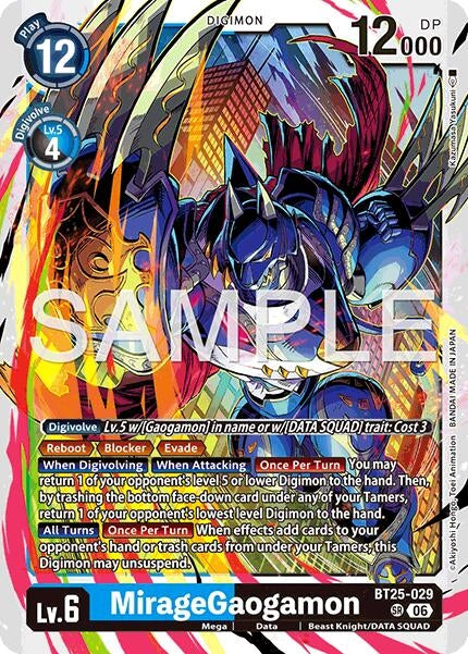 MirageGaogamon (BT25-029 SR) (BT-25)