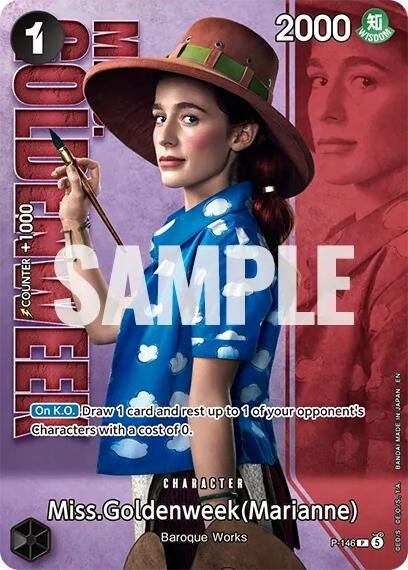 Miss.Goldenweek (Marianne) - P-146 (Premium Card Collection -Live Action Edition Vol.2 Baroque Works-) (P-146) (OP-PR)