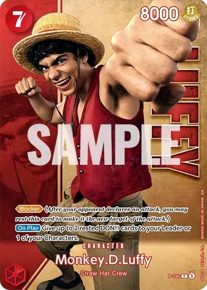 Monkey.D.Luffy - P-140 (Premium Card Collection -Live Action Edition Vol.2 Straw Hat Crew-) (P-140) (OP-PR)