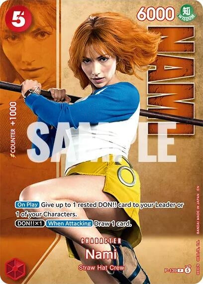 Nami - P-139 (Premium Card Collection -Live Action Edition Vol.2 Straw Hat Crew-) (P-139) (OP-PR)